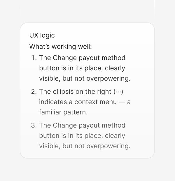 Receive organized feedback.