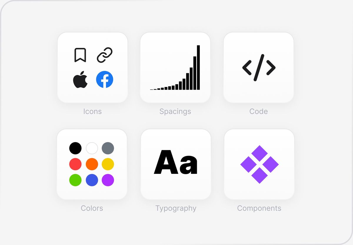 One click to generate design system