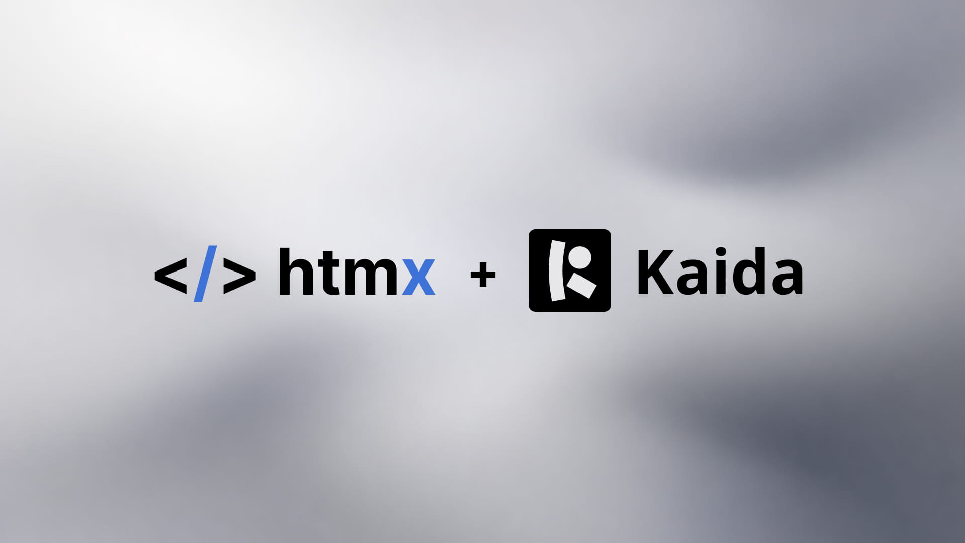 How to use Kaida with htmx